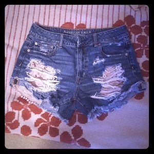 Women's denim shorts